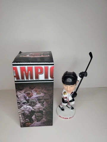 Brandon Saad Rockford Icehogs Chicago Blackhawks Hockey Bobblehead In Box Cover