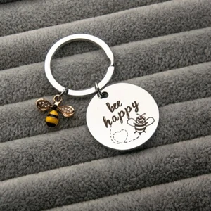 Teacher s Day Happy Keychain Bumble Charm Insect Keychain - Picture 1 of 5