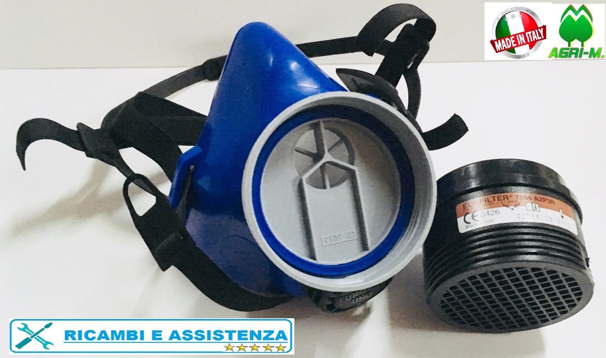 Maschera Antigas Elipse GVS Con Filtri FFA2P3 - Protezione Da Gas, Vapori E Polveri, Taglia M/L - Foto 2
