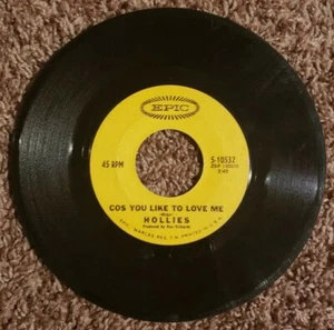 HOLLIES "HE AIN'T HEAVY HE'S MY BROTHER / COS YOU LIKE TO LOVE ME" 45 - Picture 1 of 4