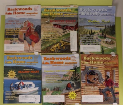 Backwoods Home Magazine Lot of 6 Issues Complete Year 2006 - Image 1 of 4