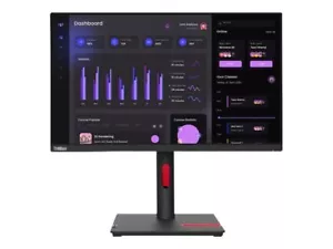 Lenovo ThinkVision T24i-30 24" FHD Monitor Black height Adjust - Picture 1 of 4