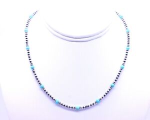 Tiny Dainty Kingman Arizona blau türkis modern minimalistisch geschichtete Halskette