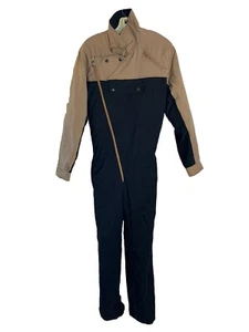 Skimer Einteiler Ski Schneeanzug Größe SMALL HERREN 32 Made in France Schwarz Skea - Bild 1 von 10