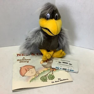 Dr. Ron Madison Ned's Friend Gift Set Crow Plush Cassette Tape & Book - Imagen 1 de 8