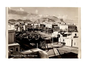 WWII (WW2) Original Photo Hospital and Mt. Pellegrino 1940s (Please READ) - Picture 1 of 4