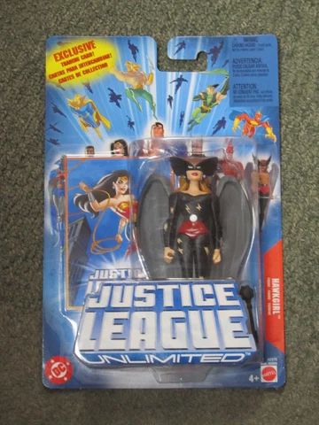 2004 MATTEL JUSTICE LEAGUE UNLIMITED HAWKGIRL  ACTION FIGURE Cover