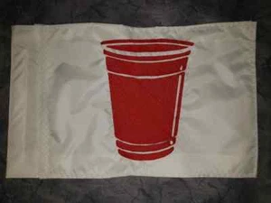 Custom SOLO CUP Safety Flag UTV ATV JEEP SxS fits regular & lighted whips - Picture 1 of 5