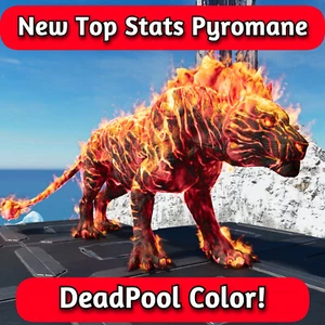 ARK Survival Ascended Deadpool Pyromane (Pyro) ESTADÍSTICAS SUPERIORES - PVE Oficial - Imagen 1 de 5