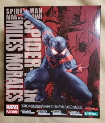 Spider-Man Marvel ¡AHORA! Spider-Man Miles Morales Artfx+ Kotobukiya escala 1/10 Foto 1 de 4
