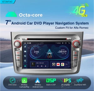 XTRONS IE72MTAG Autorradio GPS Romeo Mito Android 13 Wifi 4G USB Carplay Dsp - Imagen 1 de 18