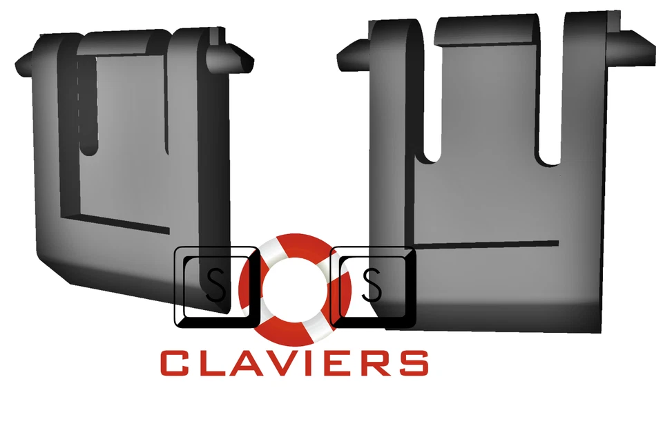 Lenovo Slim Wired USB SK-8823 Spare Ersatz Tilt Leg Ständer Foot Feet Satz - Bild 1 von 3