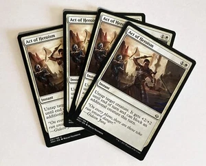 Act of Heroism (4) Hour of Devastation NM MTG Magic the Gathering - Picture 1 of 1