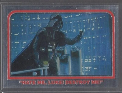 1996 Topps STAR WARS Chrome Archives "Hate Me, Luke! Destroy Me!" P1 - Image 1 of 2