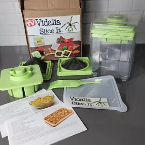 Original Vidalia Chop Wizard Veggie Chopper 4 Blades Cleaning Tool Instructions - Picture 1 of 5