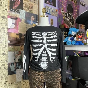 Skeleton Long Sleeve Tee - Picture 1 of 5
