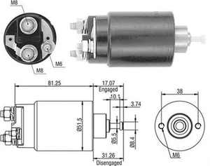MAGNETI MARELLI 940113050404 Solenoid Switch, starter - Picture 1 of 6