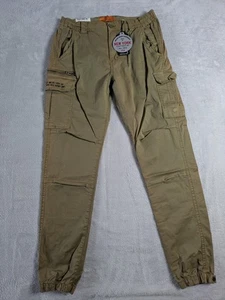 Schott NYC Herren Cargo Hose W30 L30 Khaki - Baumwolle, Neu mit Etikett - Bild 1 von 17