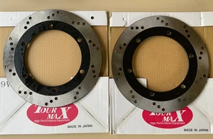 Tourmax brake discs for Kawasaki GPX 600 R (ZX 600) 1988 to 1996 Made in Japan - Picture 1 of 3