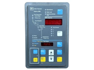 CUTLER-HAMMER DIGITRIP 3000 DT3000 PROTECTIVE RELAY - Image 1 of 4