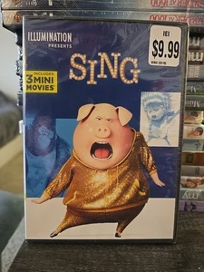 Sing -(Brand New Sealed DVD) Matthew McConaughey/Reese Witherspoon + Mini Movies - Picture 1 of 3