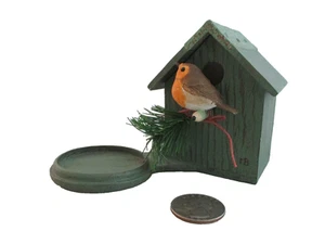 Hallmark Natures Skizzenbuch Marjolein Bastin Harz Vogelhaus Kerzenhalter - Bild 1 von 5
