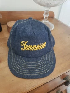 Vintage Tennessee Denim Style Snapback Hat Otto Cap Jeans Cap - Bild 1 von 8