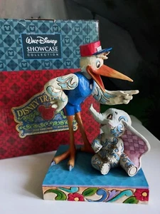 disney traditions "DUMBO con La Cicogna "Rara" - artista Jim Shore - Foto 1 di 4