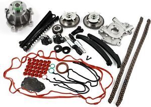 Timing Chain Kit & Oil Water Pump Phasers VVT Gears Fit Ford Lincoln Triton 5.4L