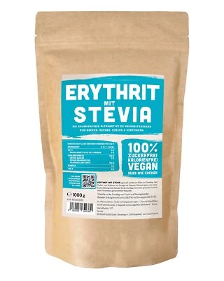 Eritrito + Stevia sustituto natural del azúcar sin calorías 11 dulzor frente a... Foto 1 de 4