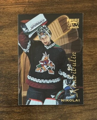1996-97 Pinnacle Zenith #40 Nikolai Khabibulin Phoenix Arizona Coyotes Utah - Image 1 of 2