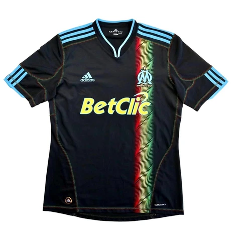 OLYMPIQUE MARSEILLE 2010/11 Adidas Away Football Shirt M Vintage Soccer Jersey Cover