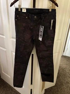 Jessica Simpson Kiss Me Jegging Acai combo (purp Skinny Jeans womens 28R - Picture 1 of 3