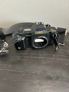 Canon T-70 T70 FD 35mm Film analog SLR camera WORKS Mystery Film 3 Shots Left - Picture 1 of 7