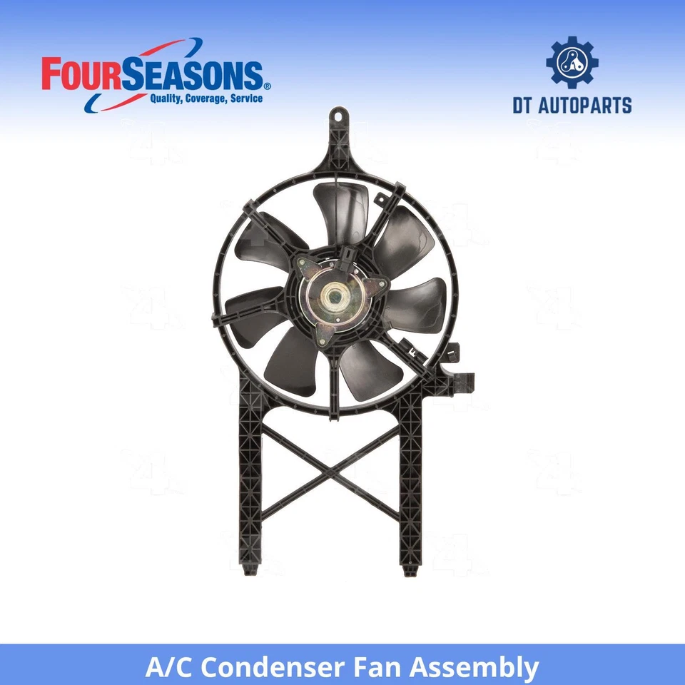 Conjunto de ventilador condensador aire acondicionado Nissan Pathfinder 2005-2006 4 estaciones Foto 1 de 4
