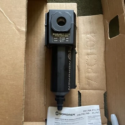 Norgren 3/8" NPT Excelon Filter F73G-3AN-QD3 New In Box USA 🇺🇸 - Image 1 of 4