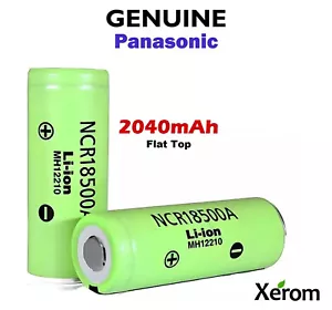 2x Panasonic NCR18500A 1950mAh 18500 /18490 Lithium Rechargeable Battery GENUINE - Foto 1 di 3