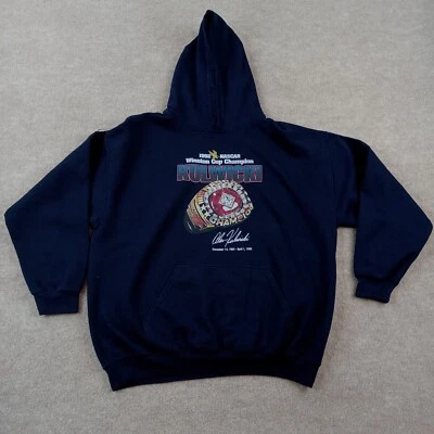 1992 Alan Kulwiki Nascar Sudadera con Capucha Para Hombre Grande Azul Winston Cup Champion Sudadera Foto 1 de 4