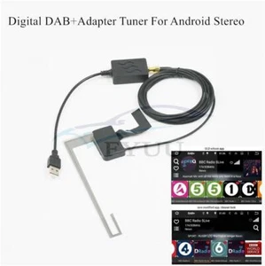 DAB+ Digital Radio Receiver Box Amplified Aerial USB Adapter Antenna for Android - Picture 1 of 12