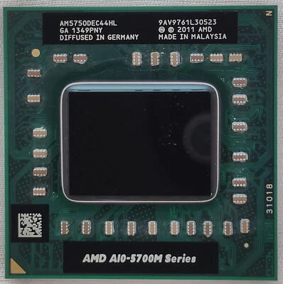 AMD A10-5750M CPU A10-Series Quad-Core 2.5GHz 4M Socket FS1 Processor new - Image 1 of 4