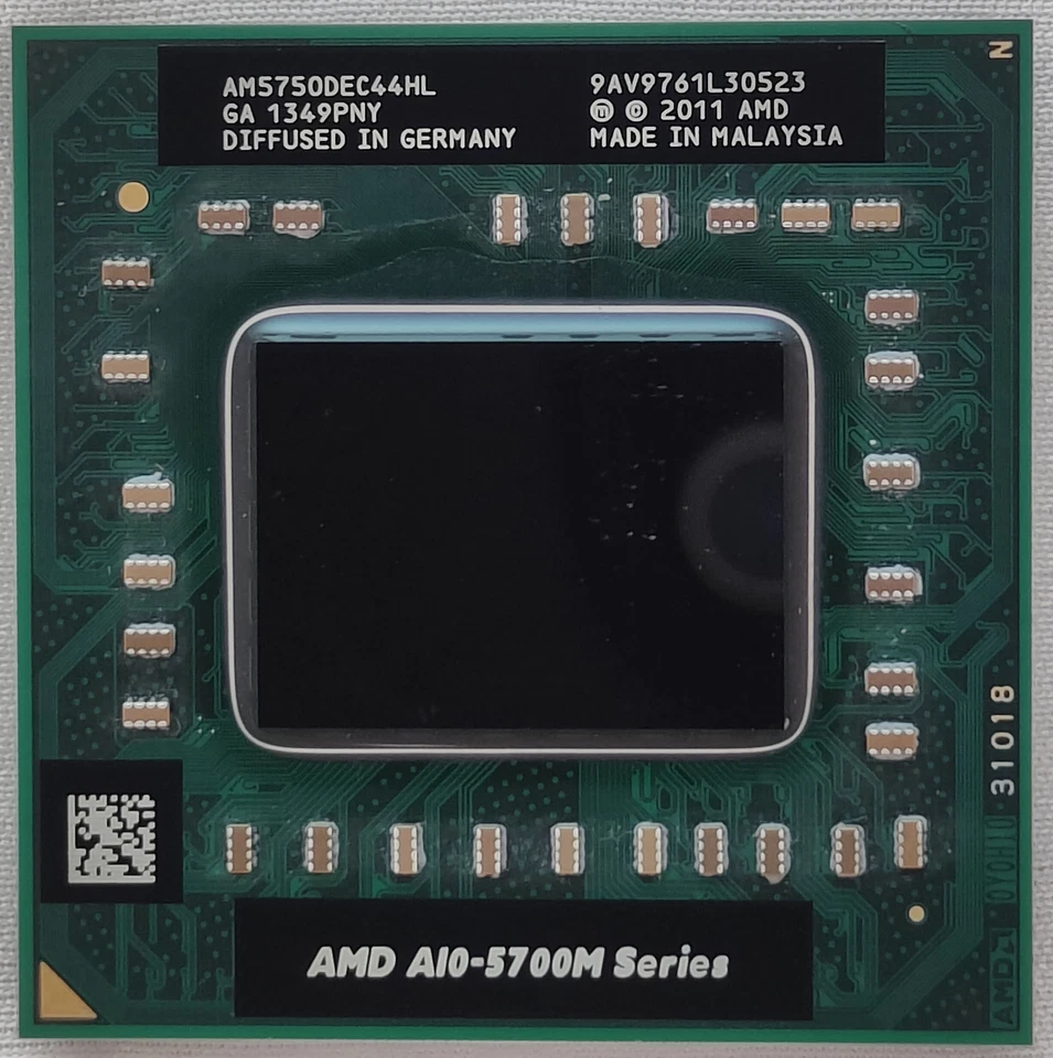 AMD A10-5750M CPU A10-Series Quad-Core 2.5GHz 4M Socket FS1 Processor new - Image 1 of 4
