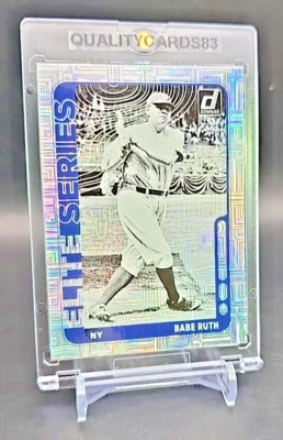 BABE RUTH ARCO IRIS REFRACTOR VECTOR INSERTO CON ESTUCHE MLB NEW YORK YANKEES HOF Foto 1 de 4
