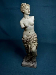 Venus De Milo Aphrodite Greek Faux Stone Figure Room Decor Art Statue 9,5" - Picture 1 of 7