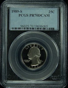 1989-S PCGS PR70DCAM Washington Quarter - Picture 1 of 1
