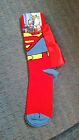 NEW Superman Unisex Crew Socks with 3D Cape