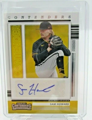 Sam Howard 2021 Panini Contenders Autograph - Pittsburgh Pirates - Image 1 of 2