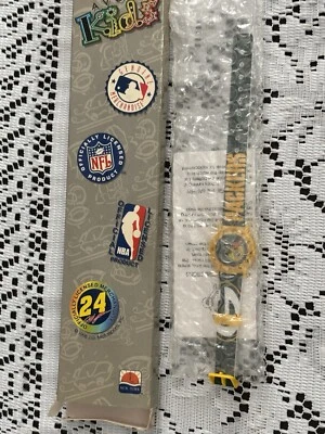 Nuevo reloj vintage Avon Kids Green Bay PACKERS 1999 necesita batería nuevo en caja Foto 1 de 4