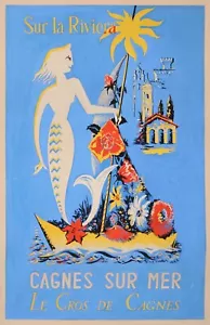 THIBERVILLE - THIBERVILLE RIVIRIA CAGNES SUR MER LE CROS DE CAGNES - CIRCA 1955 - Foto 1 di 1