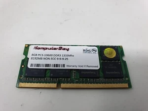 Memoria RAM HP Pavilion dm1-4027ea 8 GB DDR3 PC3-10600 1333 MHz Komputerbay genuina - Imagen 1 de 6
