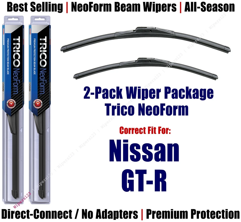 2pk Super-Premium NeoForm Wipers fit 2009-2014 Nissan GT-R 16220/190 - Image 1 of 1